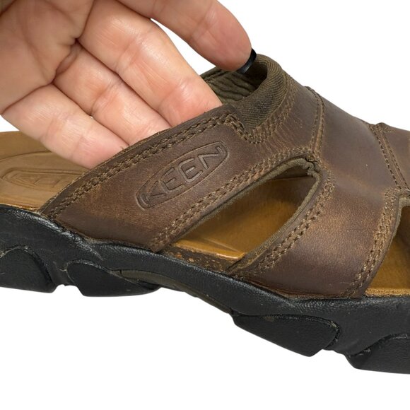 Keen Daytona II Nubuck Leather Slip On Men's Slide Slipper Sandal size 9.5 - Picture 5 of 8